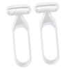ARTSEWPLY 2pcs Hair Eraser for Women Eyebrow Razor Body Hair Trimmers Manual Scissors Beauty Tool Wet Dry Shaving view 1