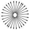 EPIGEIST 100pcs Disposable Blackhead Extractor Tools Dual-Headed Cotton Swab for Deep Pore Cleansing and Blackhead Removal Facial Care Applicators view 1