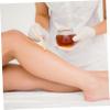 GALPADA 150pcs Wooden Waxing Stick Applicator for Facial Hair Removal Smooth Edges Corners Essential Salon Tool view 3