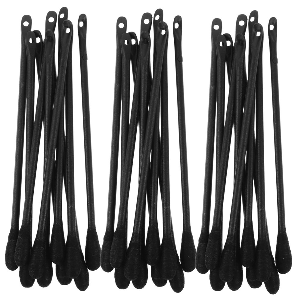 Vaguelly 100pcs Double-Headed Blackhead Removal Tool Cotton Swabs for Facial Cleansing and Beauty Salons and Home Care