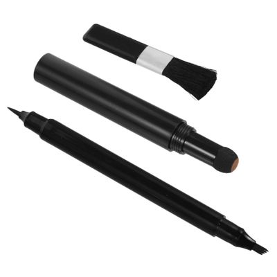CALLARON Beard Filling Pen Kit with Brush for Men Dual-head Grooming Tool for Shaped Beards Suitable for All Facial Hair Types Sleek and Stylish Design