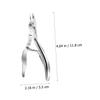 DEARMAMY 4pcs Oleactomy Nail Forceps Cuticle Tool Kit Nail Clipper Tech Implements Cuticle Tool Fashionable Chic Design view 2
