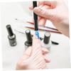 LOORGVEL 6pcs Nail Therapy Wand Cuticle Pusher Gel Curing Tool Styling Wand Nail Tool for Art and Therapy view 4