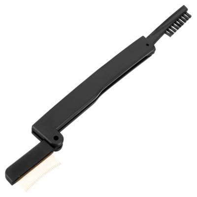 WRITWAA Folding Eyelash Comb Lash Separator Brush Dual-sided Mascara Applicator for Women Portable Eye Makeup Tool for Eyelash Extensions Brow Grooming Lightweight Design for Travel Home