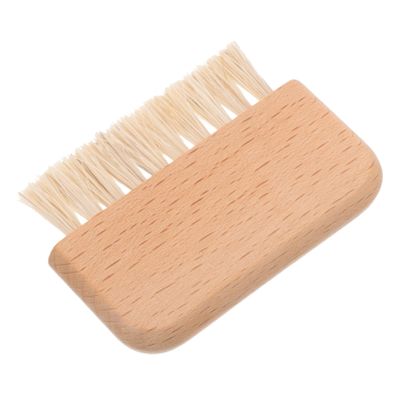 Beaupretty Nail Brush Wooden Handle for Easy Cleaning of Fingernails and Toenails Gentle and Portable Manicure Tool for Home Use and Nail Salons