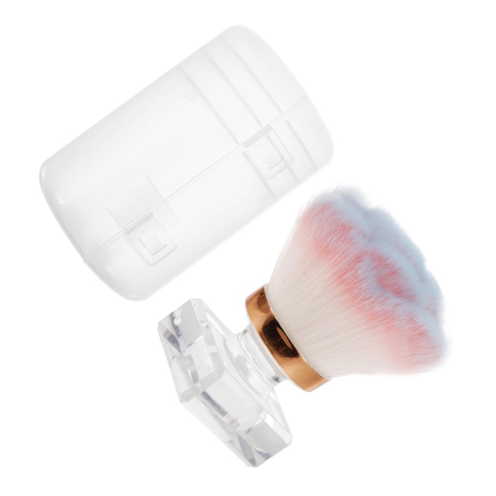 PACKOVE Fingernail Dust Brush Portable Makeup Brush for Manicure and Pedicure 1 Piece for Nail Art and Grooming