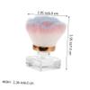 PACKOVE Fingernail Dust Brush Portable Makeup Brush for Manicure and Pedicure 1 Piece for Nail Art and Grooming view 2