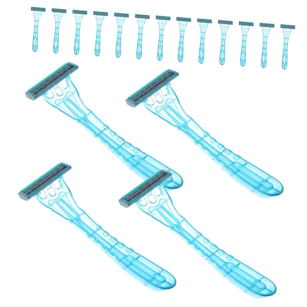 HAKIDZEL 20pcs Travel Women Disposable Razors Face Body Hair Trimmer Shave Hair Remover for Women