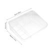 Holibanna Portable Makeup Box Compartment Lipstick Organizer for Vanity Desk Storage Case view 2