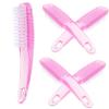 HONMEET 5pcs Nail Dust Cleaning Brush Handle Fingernail Scrub Brush for Nail Care Comfortable Bristles for Gentle Cleaning for Home and Salon Use view 1