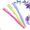 Happyyami 3pcs Stainless Steel Portable Eyebrow Razor Kit for Women Travel Grooming Eyebrow Shaper Plucker Makeup Tool Kit view 3