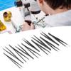 Baxnore 11 pcs Stainless Steel Tweezers Set, Precise Repair Tools for Electronics Jewellery Crafts, Anti Static Tweezers with Storage Bag view 3
