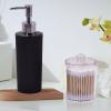 DUYHBAWRS Bathroom Toiletries Cotton Can Brushing Cup Cotton Tip Toilet Brush Set Gargle Cup Trash Can(D) view 3