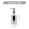 Ipetboom Shampoo Dispenser Press-Type Shampoo Bottle Empty Shower Bottle Refillable Pump Dispenser for Lotion Conditioner Gel Bathroom Home Office Camping 8.11 X 2.95 X 2.95 in view 2