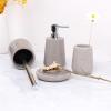 DUYHBAWRS Bathroom Brushing Cup Mouthwash Cup Bathroom Toiletries Set view 3