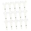 Happyyami 15pcs Plastic Forceps Disposable Piercing Clamps Diagonal Pliers for Body Piercing view 1
