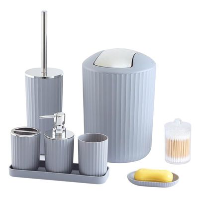 DUYHBAWRS Bathroom Six-Piece Bathroom Kit Dental Kit Mouthwash Cup Toiletry Set