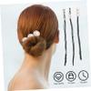 DEARMAMY 3pcs Pearl Bun Maker Hair Bun Donut Shaper for Women Forms for Hair Styling Shaper Pearls view 3