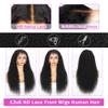 Dundix 28 Inch Deep Wave Lace Front Wigs Human Hair 13x6 HD Lace Front Wigs Human Hair Deep Wave Wig Glueless Wigs Pre Plucked Deep Curly Wig for Women view 4