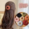 7PCS Bird Nest Magic Hair Clip, Lazy Birds Nest Plate Hairpin for Women and Girls Velvet Fabric, Anti-Skid Design, Compatible with Thin and Thick Hair view 2