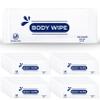 Enjamyo 200 Pcs Large Body Wipes Individually Wrapped Bulk,Shower Wipe with Aloe,Body Wipes for Adults Bathing No Rinse, Hands, Face,Personal Cleansing Wipe for Travel Gym Camping view 1