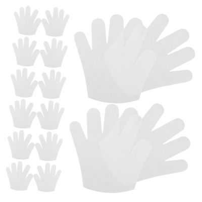 Beaupretty 50pairs Moisturizing Overnight Gloves for Women Non-Woven Nail Gloves Hand Moisturizer for Dry Rough Skin