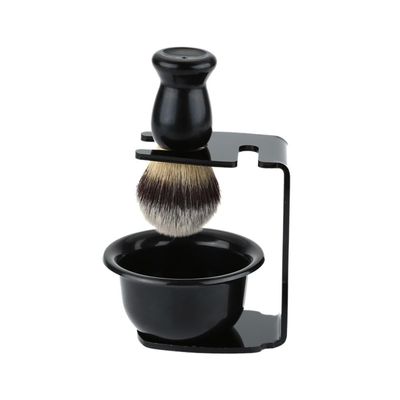 Beaupretty Facial Razor Set Shaving Kit Brush Brush Stand Bowl Holder Razor Nylon Acrylic for Tidy Grooming