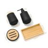 DUYHBAWRS Lotion Bottle Toothbrush Holder Soap Tray Toilet Organizer Bathroom Set(E) view 4