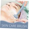 Baluue Silicone Facial Mask Applicator Brush Dual-headed Exfoliating Tool for Mud Masks Skincare Soft Durable Silicone for Makeup Application and Facial Cleansing view 3