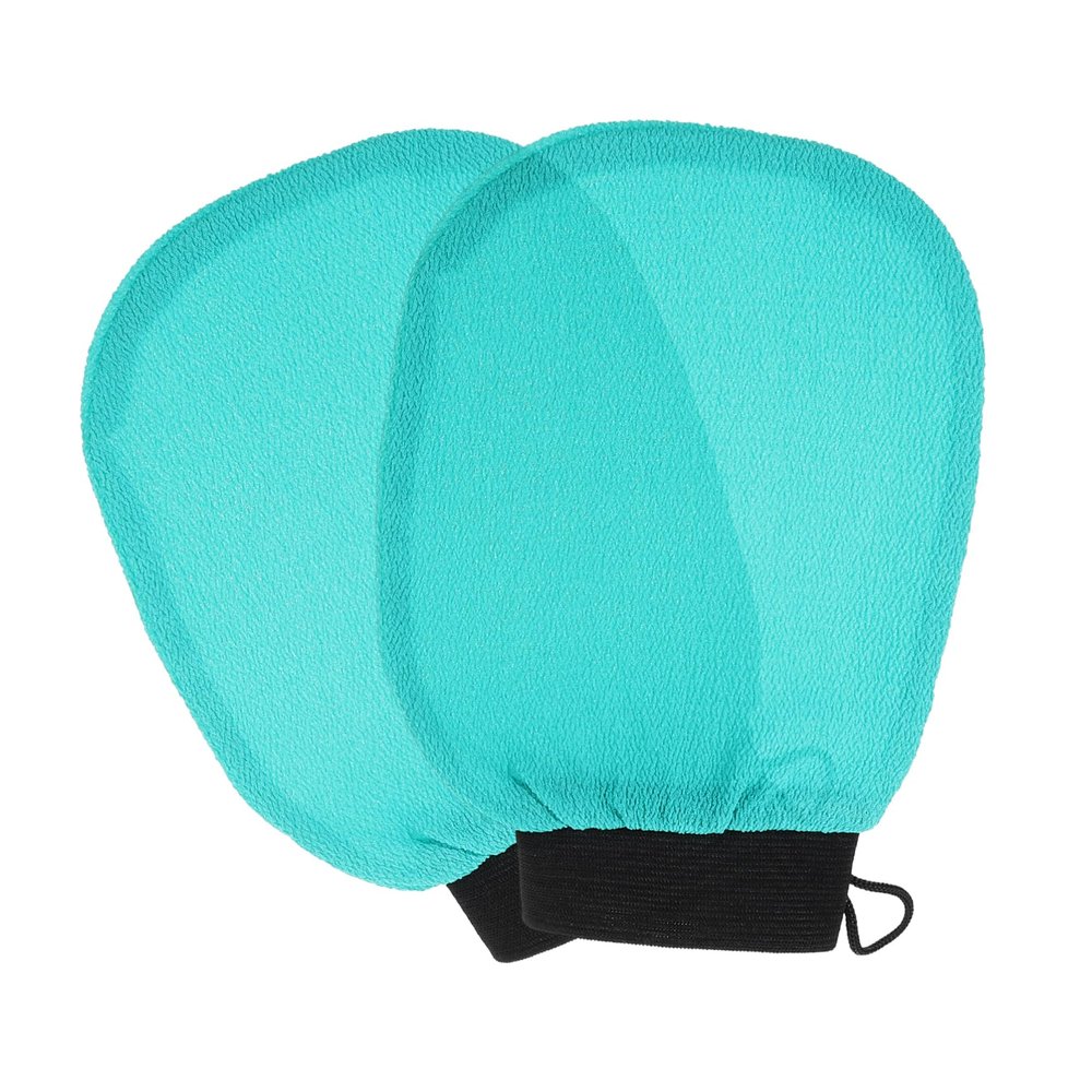 CALLARON Exfoliating Shower Gloves 2-Piece Set Deep Clean Bath Mitts for Skin Types Reusable Skin Scrubbing Gloves for Spa and Shower Use