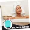 CALLARON Exfoliating Shower Gloves 2-Piece Set Deep Clean Bath Mitts for Skin Types Reusable Skin Scrubbing Gloves for Spa and Shower Use view 3