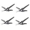 SAFIGLE 4pcs Precision Nose Hair Scissors for Men Stainless Steel Eyebrow Trimmer Small Grooming Scissors for Beard Lash Trim view 1