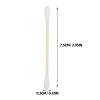 Alipis 100pcs Dual-Ended Cotton Swabs Wooden Handles for Makeup Ear Wax Cleaning and Delicate Cleaning Versatile Replacements for Keyboards and Electronics view 2