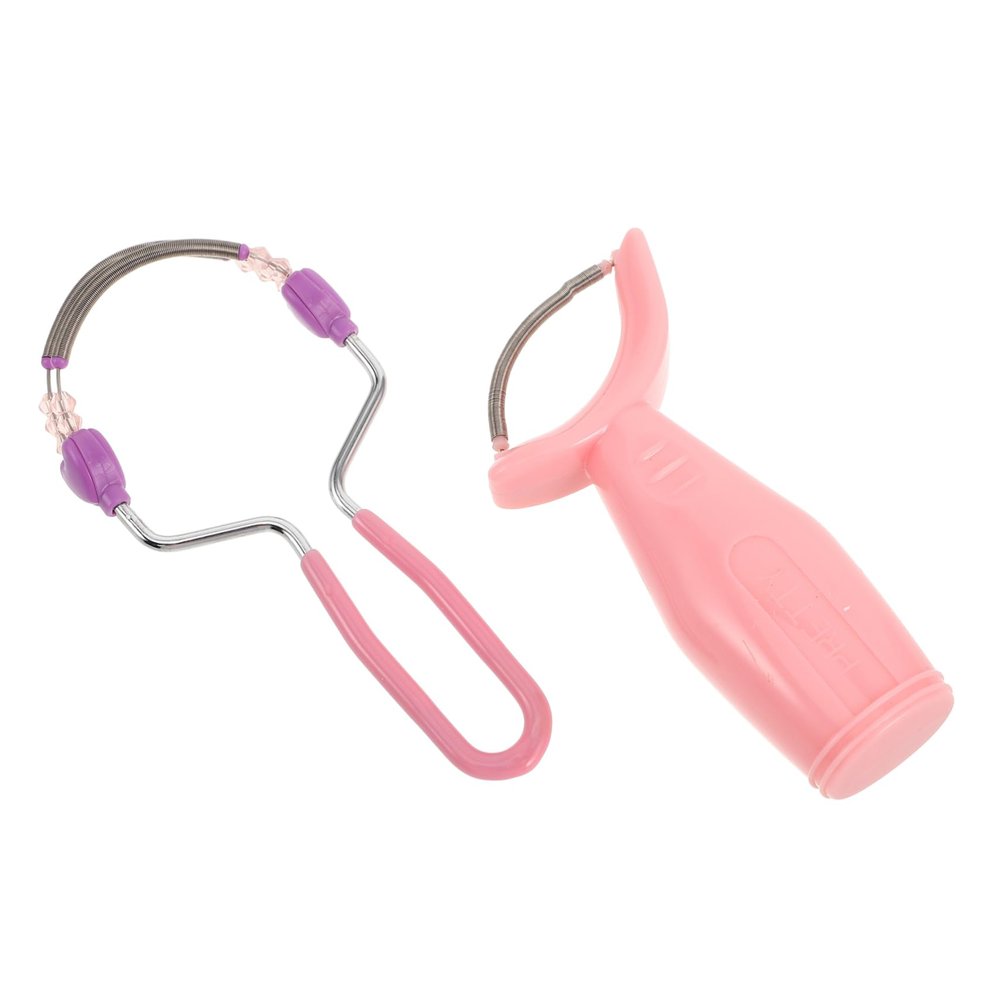 HAKIDZEL 2pcs Facial Hair Remover for Women Hair Removal Spring Manual Portable Grooming Kit for Men