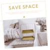 Angoily Double-Layer Iron Makeup Storage Rack Multi-Function Bathroom Organizer for Cosmetics Toiletries and Sundries Elegant Desktop Display Shelf for Home and Office view 3