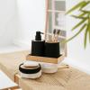 DUYHBAWRS Lotion Bottle Toothbrush Holder Soap Tray Toilet Organizer Bathroom Set(D) view 2