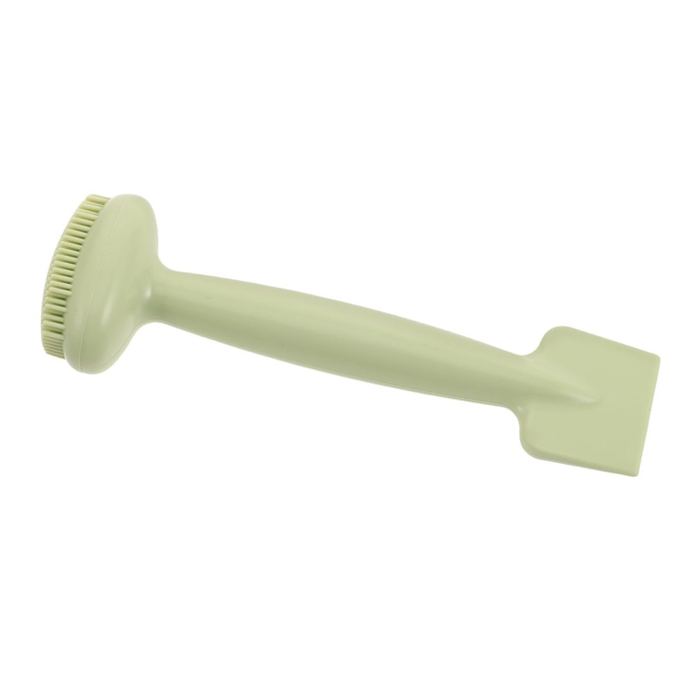 Baluue Silicone Facial Mask Applicator Brush Dual-headed Beauty Tool for Smooth Mask Application and Gentle Exfoliation Portable and Easy to Clean for Travel Use