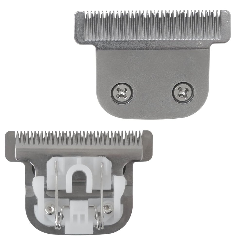 2pcs Replacement Blades Fit for Wahl Trimmer 9860, 9870, 9880, 9864, 9864SS, 9686, 9854L, 9876L, 9818L, 9884, 9886, 9888, 9937, 9994, Stainless Steel Hair Clipper Blades