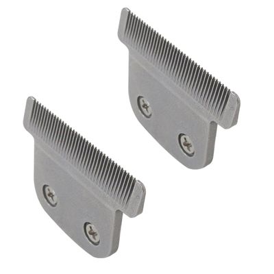 2pcs Hair Trimmer Blades Stainless Steel Replacement Fit for Wahl 9854, 9816-200, 5598, 9816, 9818, 9818L, 9867, 9870, 9880, 9884, 9886, 9888, 9937, 9994, 02144, 9860