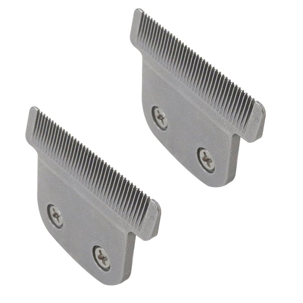 2pcs Hair Trimmer Blades Stainless Steel Replacement Fit for Wahl 9854, 9816-200, 5598, 9816, 9818, 9818L, 9867, 9870, 9880, 9884, 9886, 9888, 9937, 9994, 02144, 9860