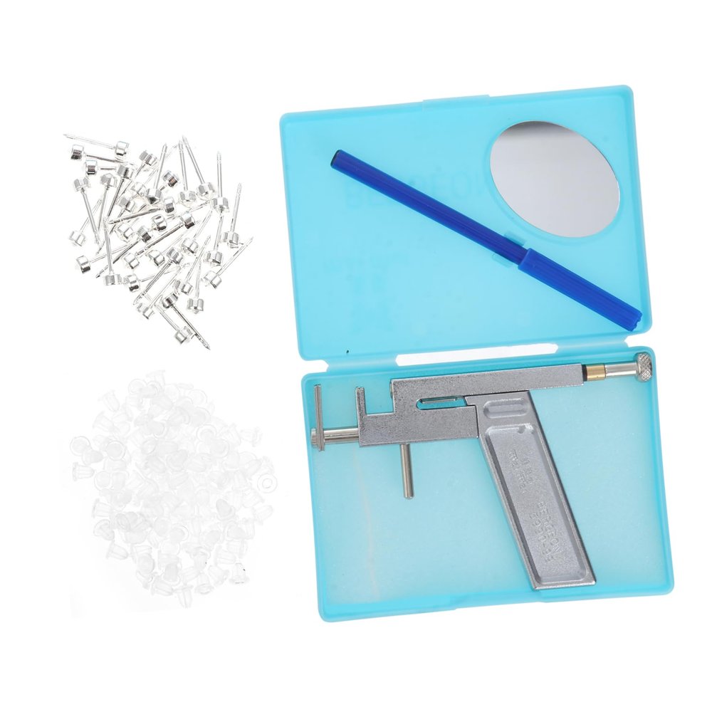Beaupretty 1set Portable Ear Piercing Tool Kit Painless Ear Hole Piercer for Use and Sharing