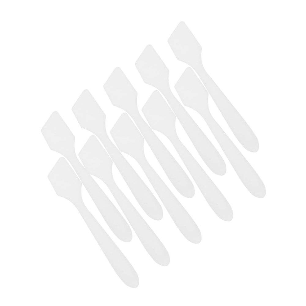 PartyKindom 100pcs Mini Facial Makeup Spatula Face Mask Scoop for Skincare Mask Application