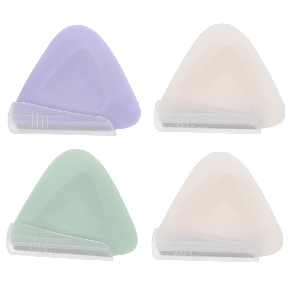 BATHVEVE 4pcs Lightweight Eyebrow Trimmers Women Eyebrow Razor Shaving Blade Easy to Hold and Grip