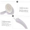 Happyyami Exfoliating Face Cleaning Brush Handle for Deep Cleansing and Blackhead Removal Gentle Soft Bristles for All Skin Types Facial Scrubber Tool White view 3