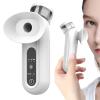 Eye Steamer for Dry Eye Upgraded Eye-Relief Steam-Therapy Heated Nano-Eye-Mist Steam Sprayer for Dry Eye-Face Rechargeable Eye-Mist Steamer for Moisturizing & Cleaning (White) view 1
