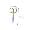 DECOMELODY 3pcs Eyebrow Trimming Tool Eyebrow Shears for Precision Grooming Lightweight Portable Design for Stylish Makeup Easy to Carry view 2