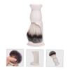CALLARON 1 Set Beard Brush Set Shaving Hair Kit for Men Holder Grooming Shave Brush Male Beard Brush Duster Brush Beard Brush Stand White Pig Beard view 4