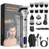 Men's Multifunctional Electric Shaver and Trimmer Kit - New Amazon Release with Replaceable Heads for Beard, Hair, and Nose (697 Grey) view 1