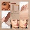 Foundation Stick, FoundationStick 3 in 1 Hydrating Lightweight with Brush, Eraser foundation Make up stick Korean (#03) view 2