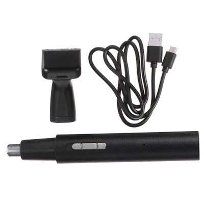 BAZEITFLOW Nose Hair Clipper Construction Pain Double-Edged Blade Travel-Friendly Nasal Hair Gadget